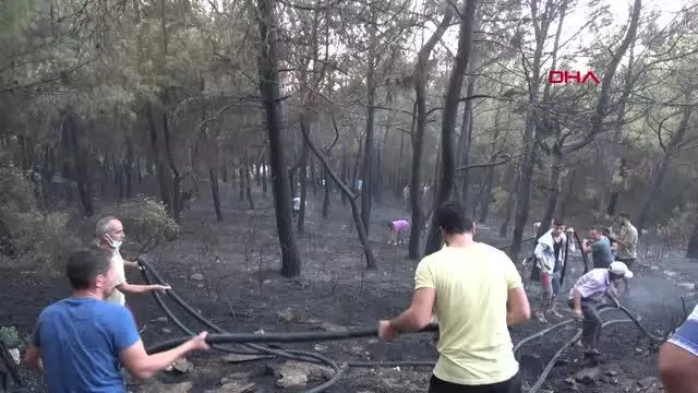 Son dakika haber! İzmir'de orman yangını (2)
