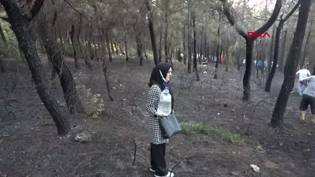 Son dakika haber! İzmir'de orman yangını (2)