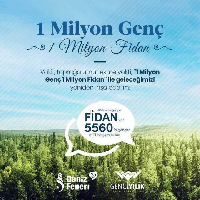 Deniz Fener afet bölgelerinde! 1 Milyon Genç 1 Milyon Fidan kampanyası başlatıldı Deniz Fener afet bölgelerinde! 1 Milyon Genç 1 Milyon Fidan kampanyası başlatıldı