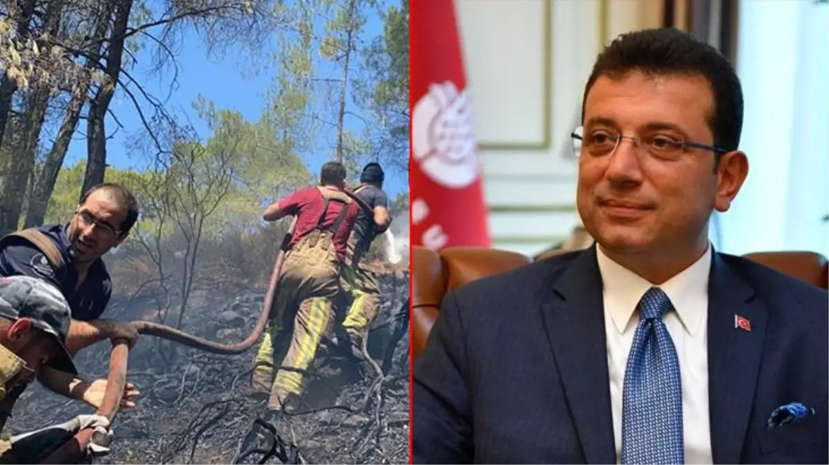 Ekrem İmamoğlu, 265 itfaiyecinin kahramanlığını paylaştı: Alınlarından öpüyorum