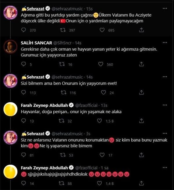 Help Turkey paylaşımları ünlüleri ikiye böldü! Şehrazat'tan Farah Abdullah'a ağır yanıt