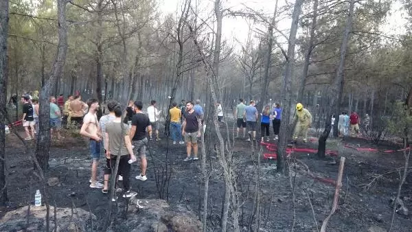 Son dakika haber! İzmir'de orman yangını (2)