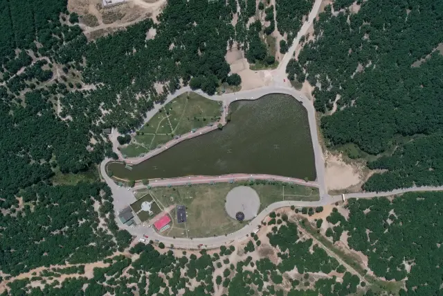 Kapaklı'daki ormanlık alanlar drone ile kontrol edildi