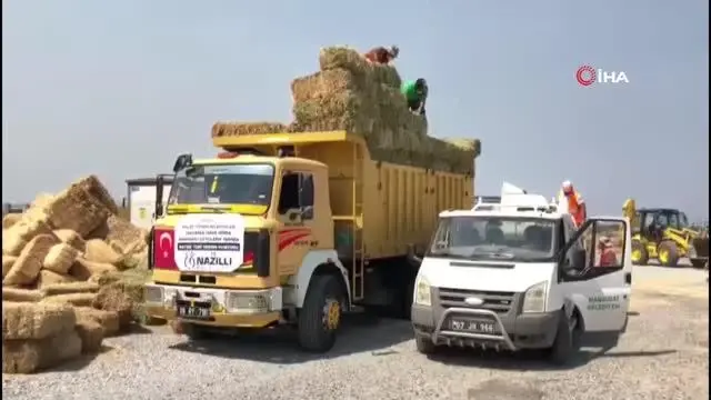 Nazilli'den toplanan yardımlar Manavgat'a ulaştı