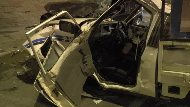 Soğanlık'ta sıkışmalı trafik kazası: 2 yaralı