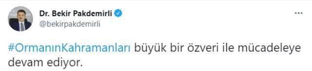 Son dakika haber! Tarım ve Orman Bakanlığı: 3 ilde 7 yangın devam ediyor Son dakika haber! Tarım ve Orman Bakanlığı: 3 ilde 7 yangın devam ediyor