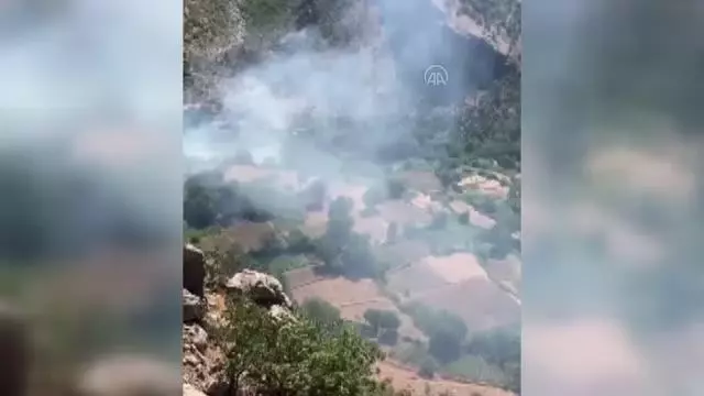 Tarım arazisinde çıkan yangın söndürüldü