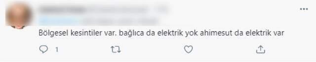 Türkiye'nin birçok ilinde elektrik kesintisi yaşandığı iddiası sosyal medyada gündem oldu