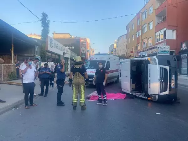 Son dakika haberleri! İSTANBUL-ÜMRANİYE'DE SERVİS MİNİBÜSÜ KAZASI GÜVENLİK KAMERASINDA 1 ÖLÜ, 5 YARALI