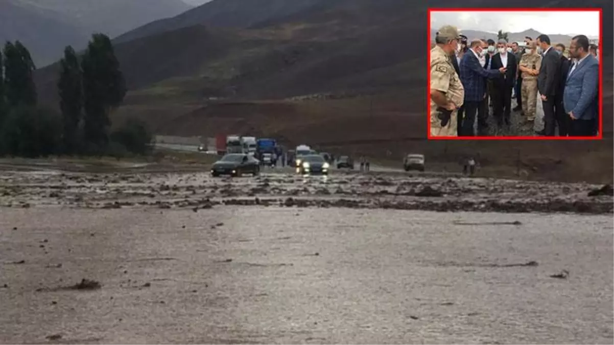 Van'da aşırı yağışlar sürüyor! Hakkari kara yolu ulaşıma kapandı