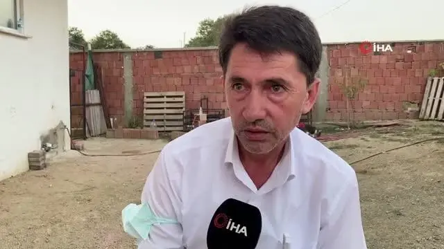 Acılı babanın hastanede evlat nöbeti
