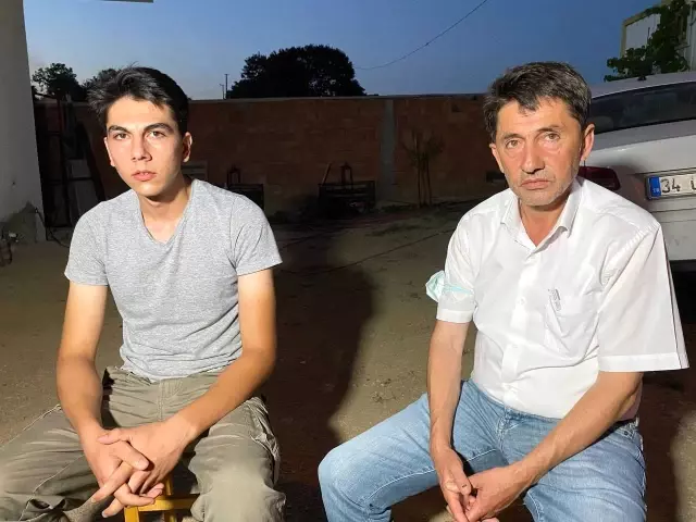Acılı babanın hastanede evlat nöbeti