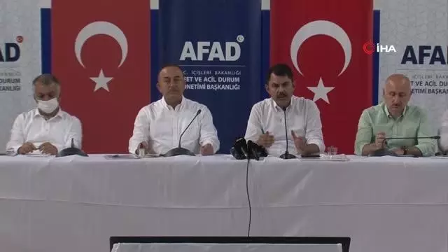 Son dakika haberi! Bakan Kurum: "Sit alanını, etraf muhafaza bölgesi ve orman alanını imara açmadığımız üzere bu yangından sonra da ne Antalya'da ne Muğla'da ne...