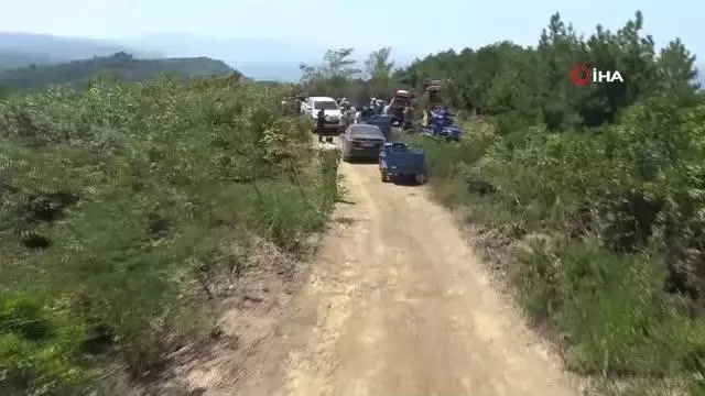 Ereğli'de tarlada çıkan yangın kısa sürede söndürüldü