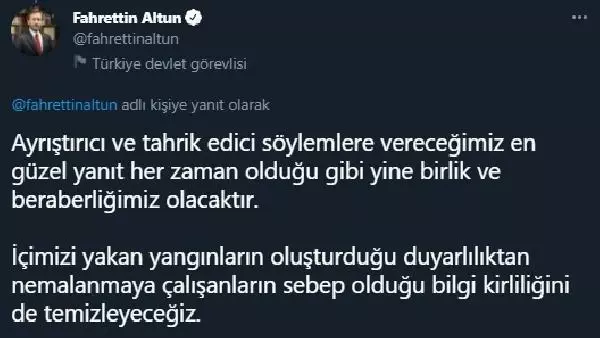 Bağlantı Lideri Altun: Bilgi kirliliğini de temizleyeceğiz