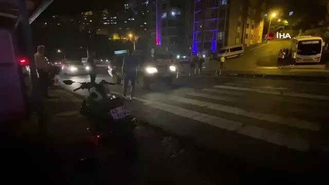 Motosiklet panelvan araçla çarpıştı: 2 yaralı