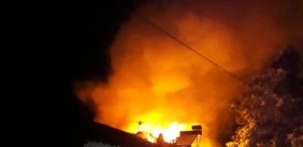 Simav'da ev yangını