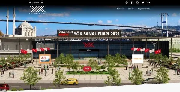 "Üniversiteni Keşfet YÖK Sanal Fuarı 2021" başladı