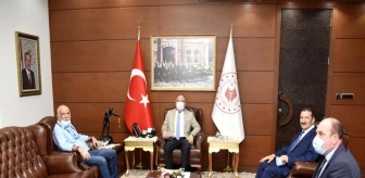 Ankara Eski Valisi Kemal Önal, Vali Mustafa Tutulmaz'ı Ziyaret Etti