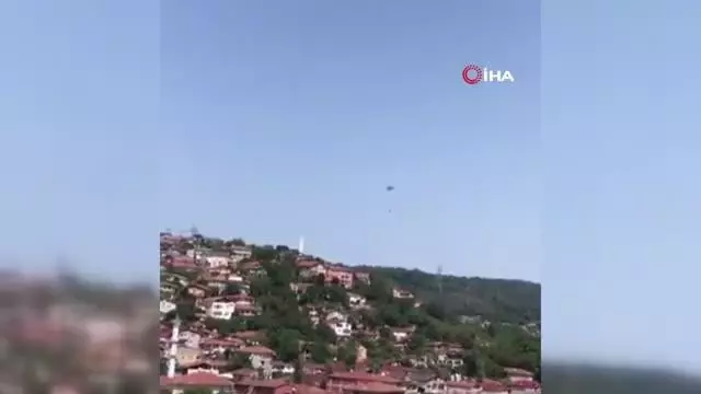 Beykoz'da ormanlık alanda çıkan yangın söndürüldü