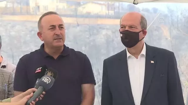 Dışişleri Bakanı Çavuşoğlu, KKTC Cumhurbaşkanı Tatar ile Manavgat'ta ortak basın toplantısında konuştu Açıklaması