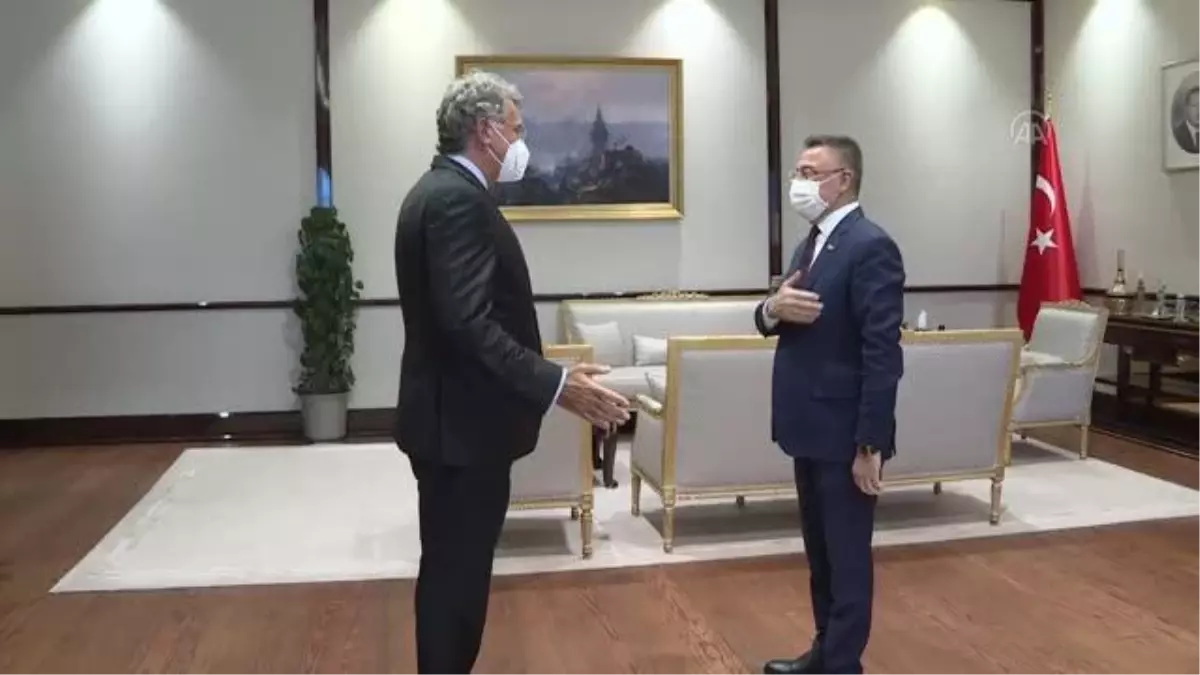 Cumhurbaşkanı Yardımcısı Oktay, TÜSİAD Başkanı Kaslowski ve beraberindeki heyeti kabul etti