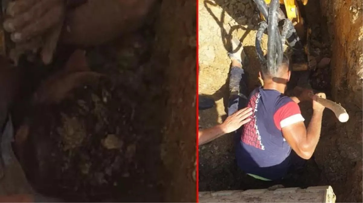 Göçük altında kalan işçi hayata böyle baktı