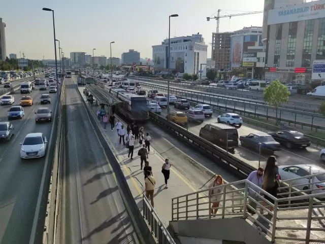 Mesai saatinin bitimiyle trafikte yoğunluk oluştu