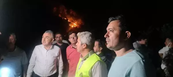 Karacasu'daki yangın, büyük oranda kontrol altına alındı