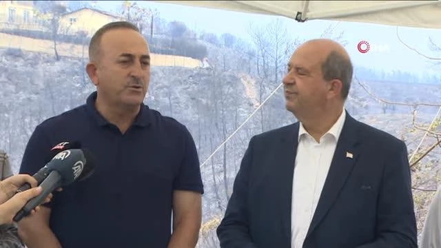 Son dakika haber! KKTC Cumhurbaşkanı Ersin Tatar Bakan Çavuşoğlu ile bir ortaya geldi