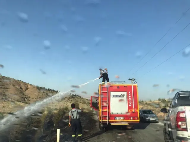 Selçuklu'da çıkan yangın kontrol altına alındı (2)