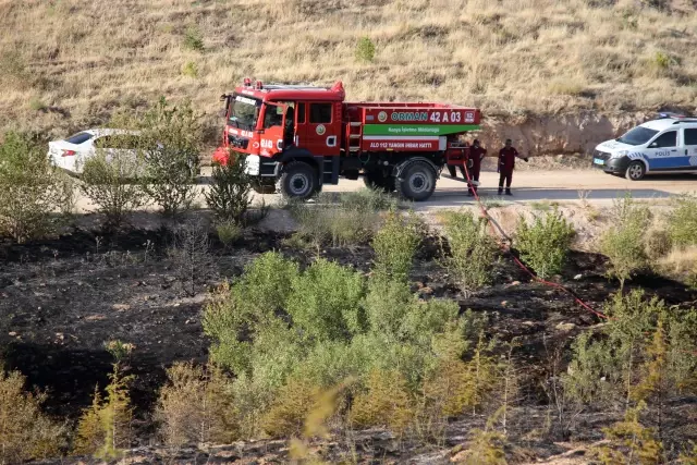 Selçuklu'da çıkan yangın kontrol altına alındı (2)