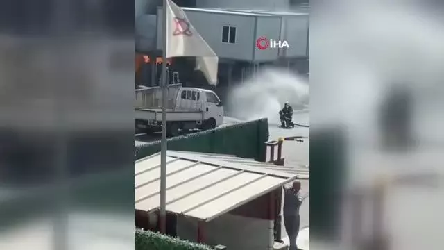Son dakika haber: LPG tüpünün patlamasıyla birlikte çıkan yangın korkuttu