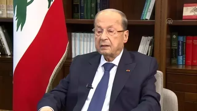 Son dakika haber... Lübnan Cumhurbaşkanı Avn: Lübnan'ın uluslararası toplumun yardım ve desteğine ihtiyacı var (1)