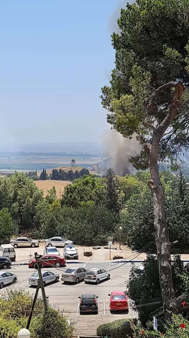 Lübnan'dan İsrail'e füze saldırısıİsrail'de siren sesleri duyuldu