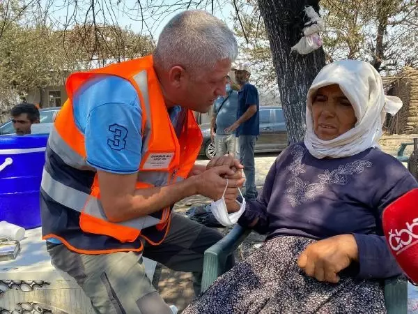 MANAVGAT'TAKİ BÜYÜK YANGIN; ÇADIRLAR KURULUYOR
