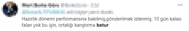 Menajer Batur Altıparmak'ın Caner'in ayrılışına ait yaptığı açıklama Fenerbahçe taraftarının reaksiyonunu çekti