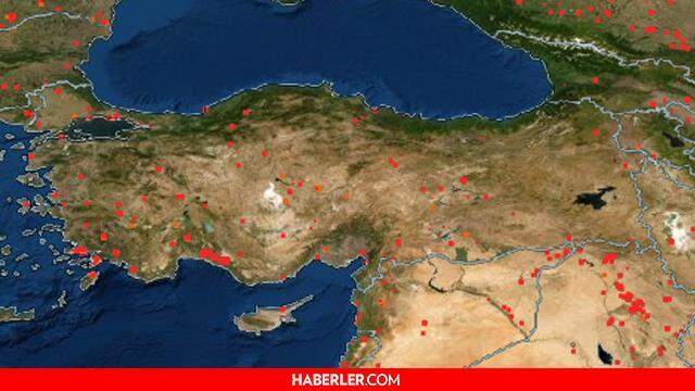 Nerede yangın var? Hangi yangınlar devam ediyor? Yangın devam eden yerler neresi? Türkiye İşte Türkiye yangın tablosu!