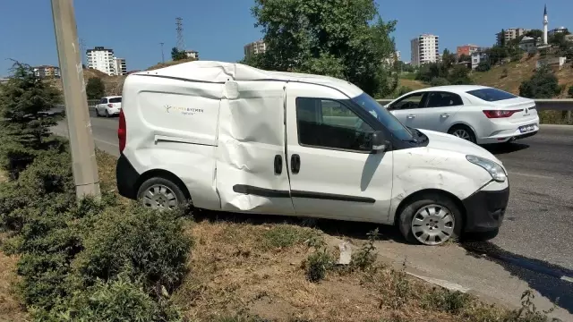Samsun'da trafik kazası: 1 yaralı