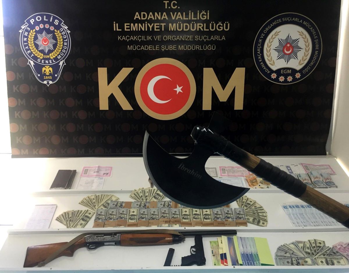 Savaş baltalı tefecilerden 2 milyon lira çıktı