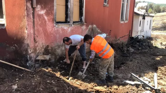 Sütçüler'deki yangın büyük ölçüde kontrol altına alındı