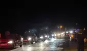 Termik santral yangını hasebiyle tahliye edilen Ören'de uzunca araç kuyrukları oluştu Termik santral yangını hasebiyle tahliye edilen Ören'de uzunca araç kuyrukları oluştu