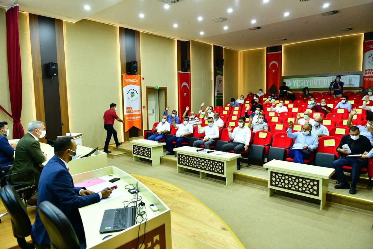 Yeşilyurt Belediye Meclisi Ağustos Ayı Toplantısını Yaptı