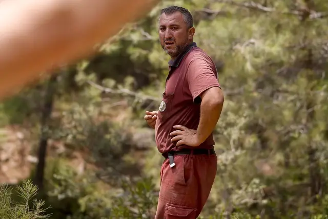 Canını ortaya koyan orman işçisinin fedakarlığı telsizde! Arkadaşları gözyaşlarına hakim olamadı