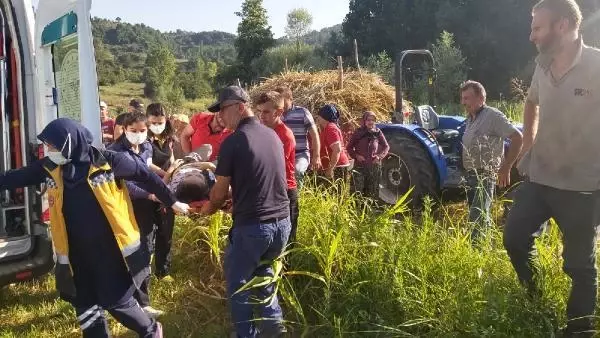 Acılı kadının feryatları yürek yaktı! Küçük çocuk, annesinin kullandığı traktörün tekerinin altında kaldı