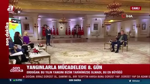 Cumhurbaşkanı Erdoğan yanan alanların turizme açılacağı iddialarına yanıt verdi