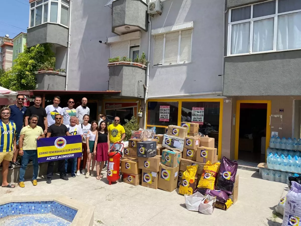 Son dakika haber | Edirne Fenerbahçeliler Derneği yangında zarar ...