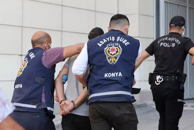 Konya'da 7 kişinin öldürülmesiyle ilgili adliyeye sevk edilen zanlı Mehmet Altun tutuklandı