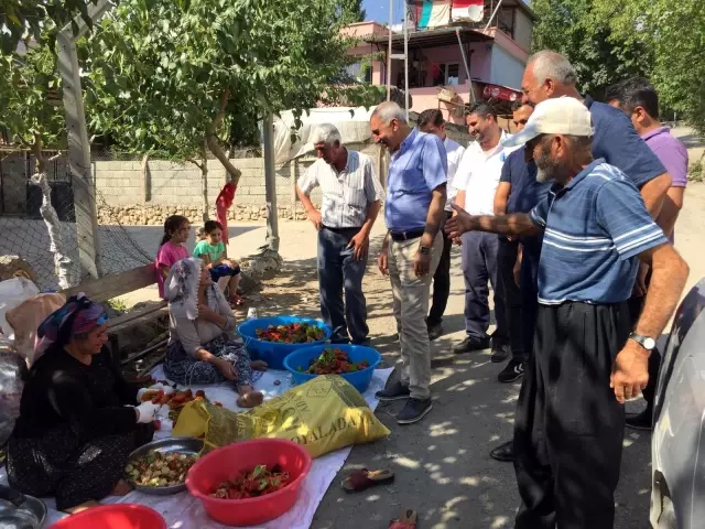 Milletvekili Taş, Tut ilçesinde vatandaşlarla bir ortaya geldi