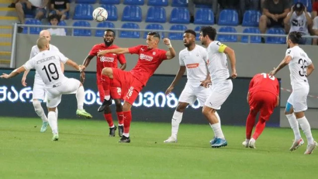 UEFA Konferans Ligi 3. Ön Eleme Tipi birinci maçında Sivasspor, Dinamo Batum'u 2-1 mağlup etti